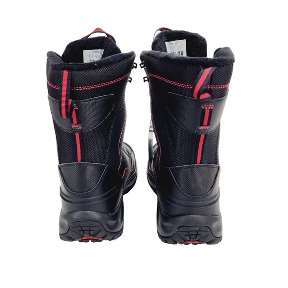 Rockmark Winter Snow Boots Men's Sz 7 Black Outdoor Warm Mid Calf Waterproof New - Picture 11 of 16